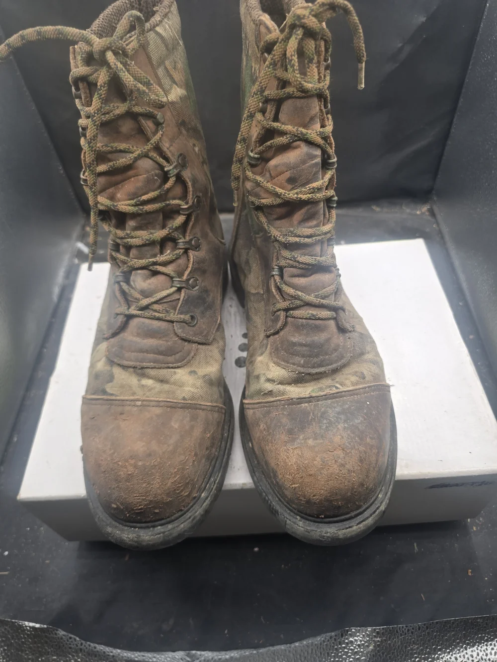 Men's Tactical‎ Camo Brown Lace-Up Boots